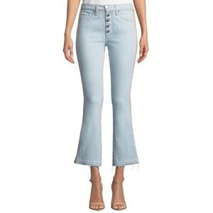 VERONICA BEARD Carolyn Baby Boot Cropped Jeans with Tux Side size 25